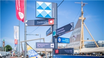Falsche Richtung: Das Zentrum Bremerhavens wird an den Weserdeich verlegt.