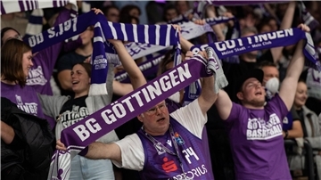 Fans der BG Göttingen.