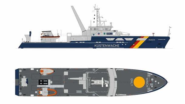 Rendering LNG-Mehrzweckschiff