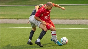 1. FC Nordenham mit Mehmet Ari gegen 1. FC Ohmstede II in der Fußball-Kreisliga