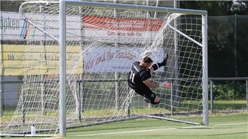 Torwart Jannik Richter vom 1. FC Nordenham