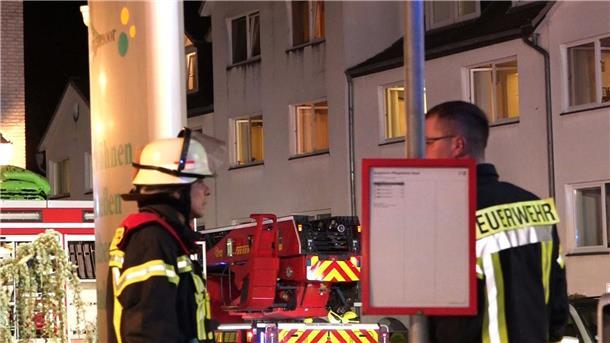Tödlicher Brand in Alten- und Pflegeheim Feuerwehreinsatz am Seniorenheim in Oyten.