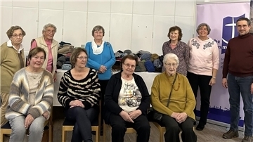 Spendenübergabe in der Seemannsmission