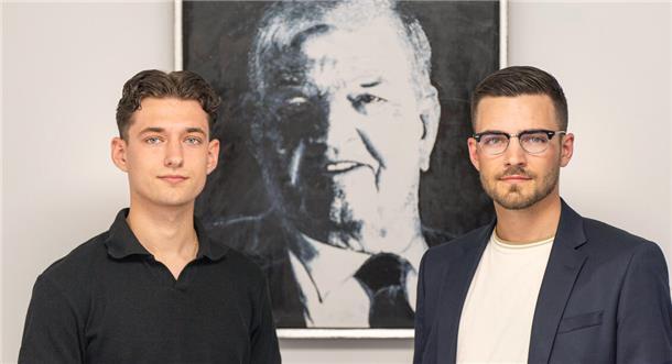 Zwei Brüder, ein Ziel: Flinn (links) und Julius Glomb wollen das Familienunternehmen mit Sitz in der Nevadastraße in die nächste Generation führen.