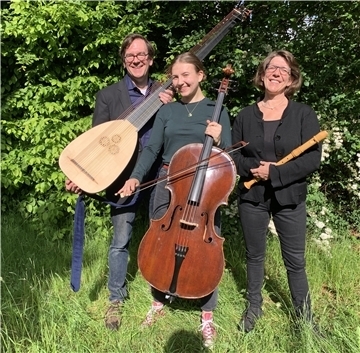 Folker Froebe, Felicitas Froebe und eva Schad laden zum "Familienkonzert": Im Rahmen der "Alten Tage der Musik" spielen sie in der Bremerhavener Christuskirche am 4. Juni 2023.