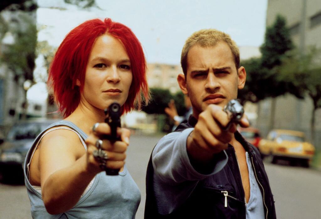 Franka Potente und Moritz Bleibtreu sind die gefeierten Hauptdarsteller in „Lola rennt“.