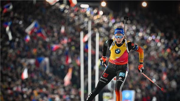 Ausgeruht zum Finale furioso: Biathletin Preuß ist bereit Franziska Preuß wird im Kampf um das Gelbe Trikot beim Saisonfinale alles abverlangt werden.