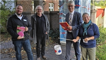 Freuen sich auf die lange Museumsnacht (von links): Marc Wiesenberg, Ulrich Thule, Bürgermeister Michael Kurz und Dr. Christine Keitsch