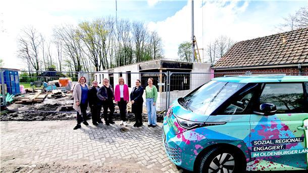 Neubau des Wirtschaftsgebäudes von Haus Christa in Stollhamm hat begonnen Frauengruppe