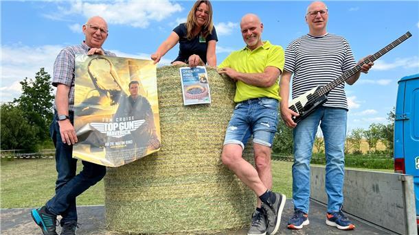 Freuen sich schon auf das neue Veranstaltungsformat (von links): Manfred Ostendorf, Melanie Schmidt, Frerk Francksen und Reiner Jahn.
