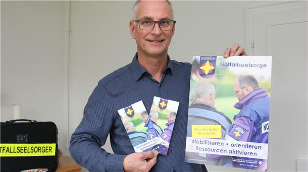 Freut sich auf weitere Ehrenamtliche: Der Notfallseelsorger und Pastor Hans Jürgen Bollmann.