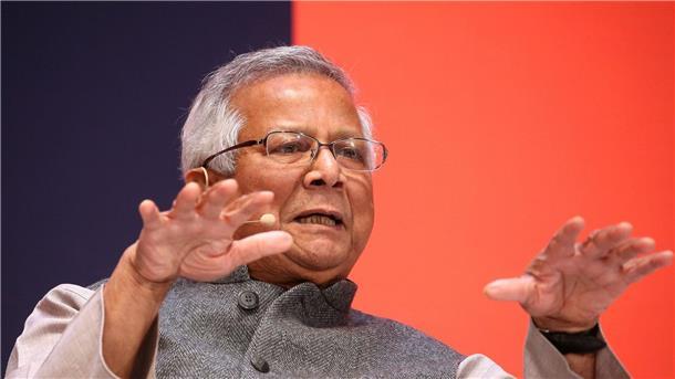 Friedensnobelpreisträger Muhammad Yunus im Januar 2020 in München.
