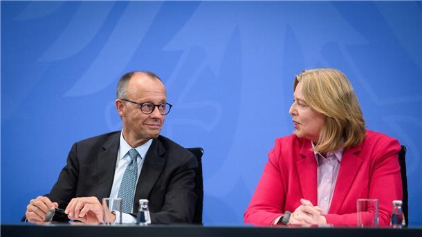 Koalition will Aufschwung und Reformen Friedrich Merz und Bärbel Bas hatten ein versöhnliches Abendessen.