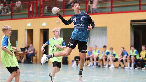 Handballspiel der männlichen Jugend C der HSG Unterweser