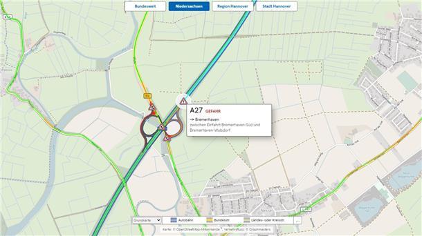 Nach Unfall: A27 in Richtung Norden noch bis in den späten Abend gesperrt Für die Bergung des verunfallten Autotransporters wird die A27 in Richtung Norden wohl gesperrt werden.