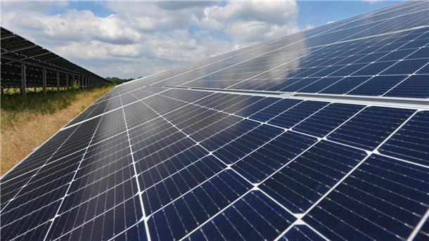 Solar-Freiflächenanlage.