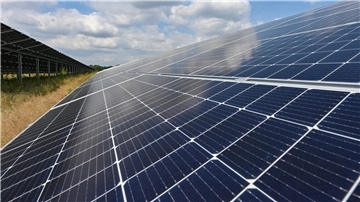 Solar-Freiflächenanlage.