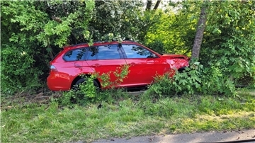 Das Foto zeigt einen Unfallwagen