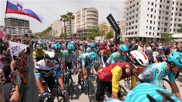 Für drei Tage gastierte der Giro in Albanien.