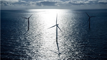 Windräder auf hoher See