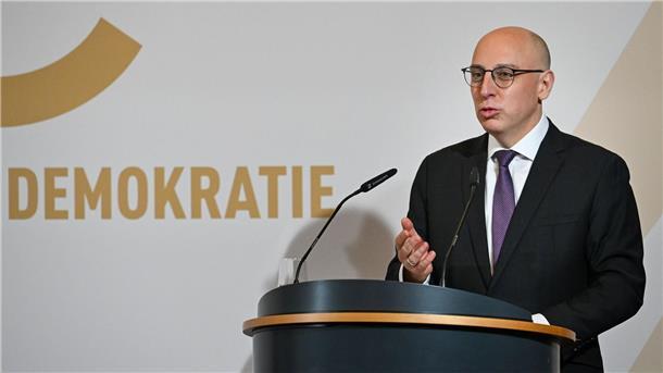 Für Sinan Selen war es gleichzeitig seine Antrittsrede als Präsident des Bundesamts für Verfassungsschutz. 
