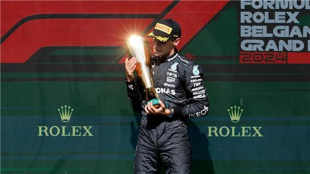 Mercedes mit Untergewicht: Russell in Spa disqualifiziert George Russell verliert später seinen Sieg.