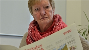 Gerda Holsten ist seit 2018 Vorsitzende des SoVD-Ortsverbandes Zeven. Jetzt gibt sie den Posten ab, ohne das eine Nachfolgeregelung in Sicht ist. Foto: Albers