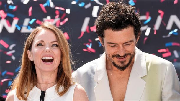 Geri Halliwell und Orlando Bloom bei den 76. Internationalen Filmfestspielen in Cannes.