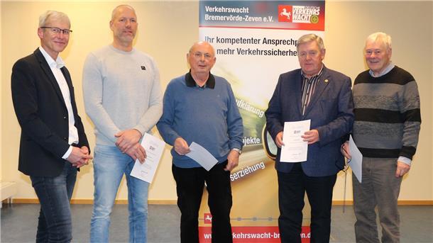 Ehrung bei der Verkehswacht Bremervörde-Zeven