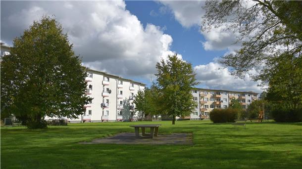 Gewoba-Häuser stehen zwischen der Daimler- und Boschstraße in Grünhöfe. Die Wohnungsbaugesellschaft hat 2019 einen Gewinn von 29,5 Millionen Euro erzielt.