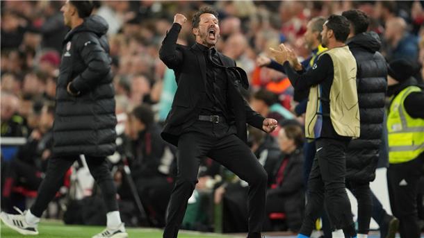 Simeone reagiert auf Rote Karte: „Können auch wütend werden“ Gilt als emotional: Diego Simeone, Trainer von Atlético Madrid.