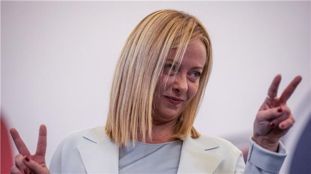 Rechts jubelt, Rest bangt: Was macht Meloni mit Europa? Giorgia Meloni ist die Wahlsiegerin in Italien.