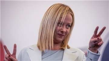 Giorgia Meloni ist die Wahlsiegerin in Italien.