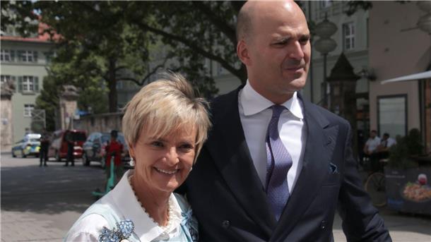 Gloria von Thurn und Taxis mit ihrem Sohn Albert. (Archivbild) 