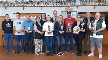 Gruppenfoto der Sieger.