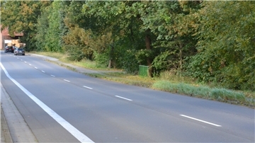 Die Hauptstraße in Wehldorf