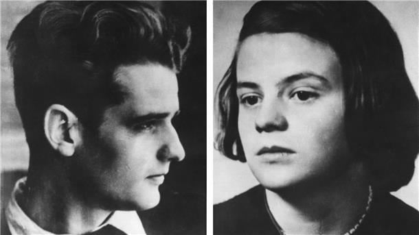 80. Todestag der Geschwister Scholl: „Es lebe die Freiheit“ Gründer der Widerstandsgruppe „Weiße Rose“ an der Münchner Universität: Hans und Sophie Scholl.