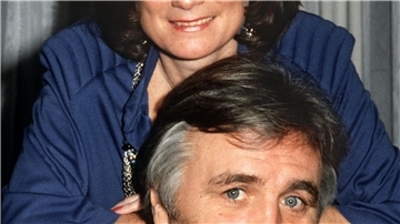 Gustav „Bubi“ Scholz und seine erste Ehefrau Helga.