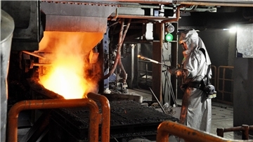 Bild vom Bleiofen bei Glencore Nordenham