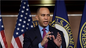 Hakeem Jeffries führt die Demokraten im Repräsentantenhaus an.