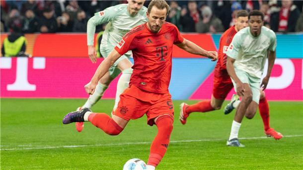 Elfmeter-„Alien“ Kane und ein ungestörter Fokus auf Celtic Harry Kane bei seinem 29. Elfmeter-Tor nacheinander zum 3:0-Endstand gegen Werder.
