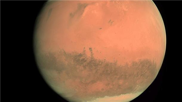 Science statt Fiction: Wie Mars-Fotos mit Mythen aufräumten Hier ist der Mars auf einer Aufnahme der Europäischen Weltraumagentur Esa zu sehen (Archivfoto).