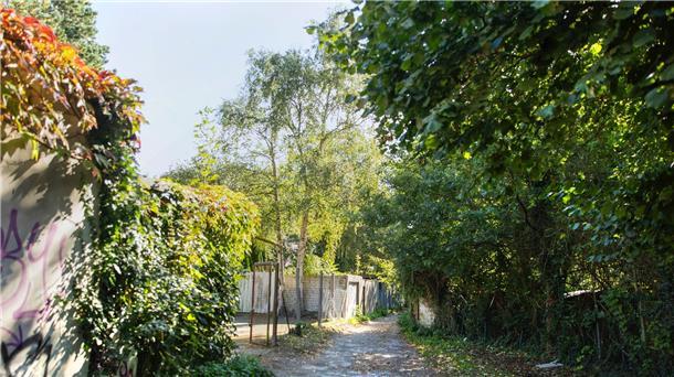 Hier soll die neue Kita Weichselstraße entstehen. Das finden nicht alle gut.