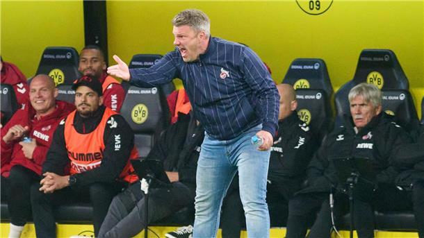 Horrorverletzung überschattet späten BVB-Sieg gegen Köln Hoffte auf die kleinen Momente: Kölns Trainer Lukas Kwasniok.