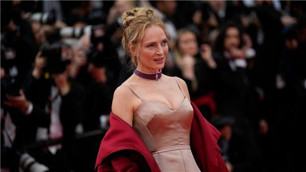 Hollywood-Glamour auf dem roten Teppich: Uma Thurman.