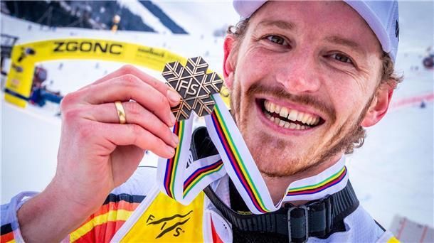 Holte die einzige deutsche Medaille bei der WM in Saalbach: Linus Straßer.