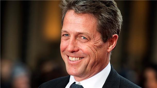 Hugh Grant bei der Weltpremiere von „Love acually“ (Tatsächlich Liebe). Ein Klassiker.