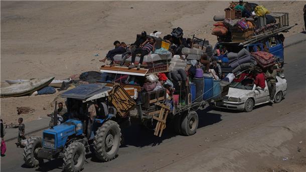 Hunderttausende Menschen sind bereits aus der Stadt Gaza geflohen. 