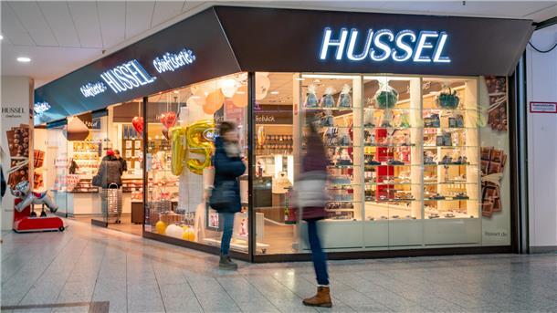 Blick in die Hussel-Filiale.