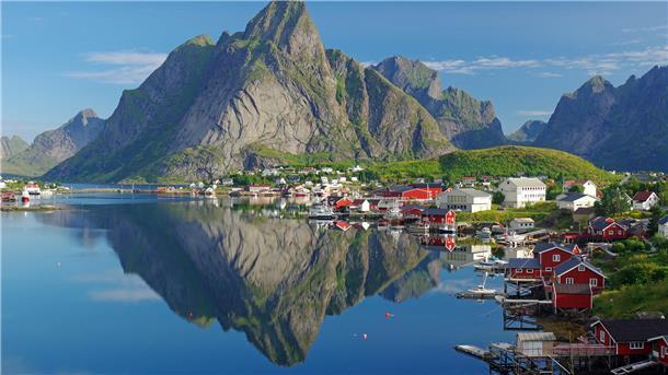 Idylle im hohen Norden: die norwegischen Lofoten.